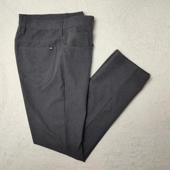TravisMathew Other - Travis Mathew Pants Mens 30x32 Gray 5 Pocket Stretch Golf Chino Open to Close